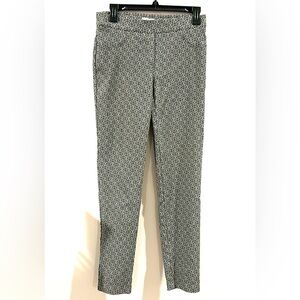 🌺89th & Madison Black/White Straight Leg Pants